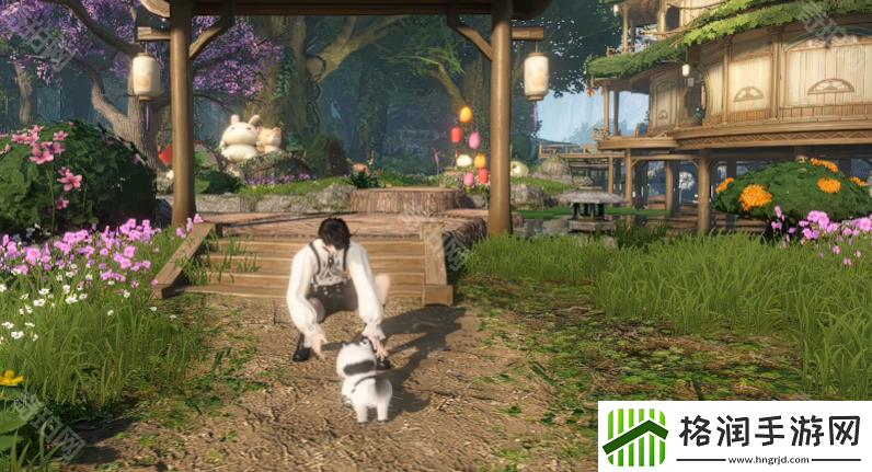 逆水寒手游怎么抱宠物