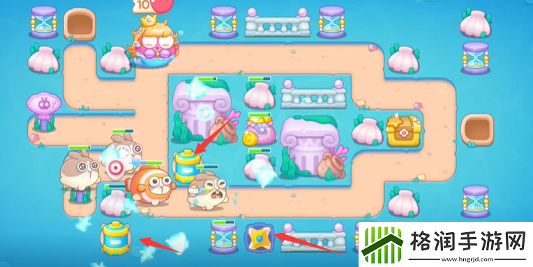 保卫萝卜4海的闺女第111关图文攻略