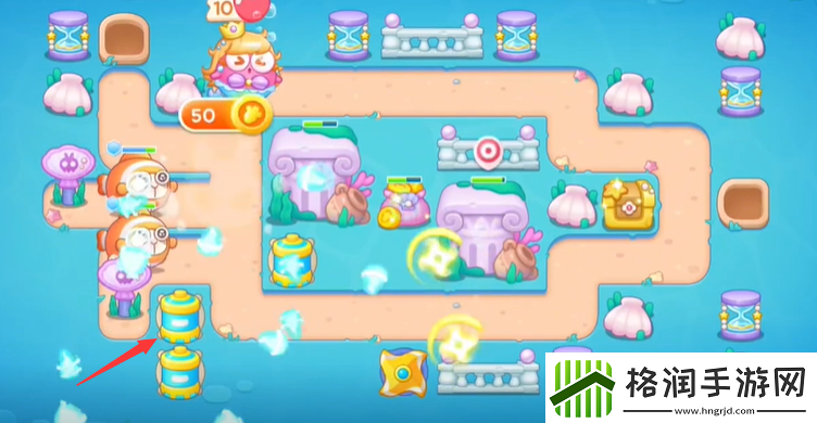 保卫萝卜4海的闺女第111关图文攻略