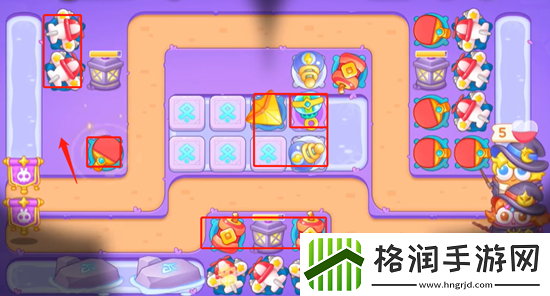 保卫萝卜4阿波与魔法宝藏第45关通关攻略