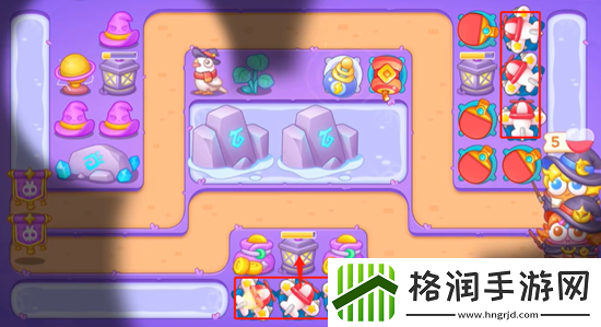 保卫萝卜4阿波与魔法宝藏第45关通关攻略