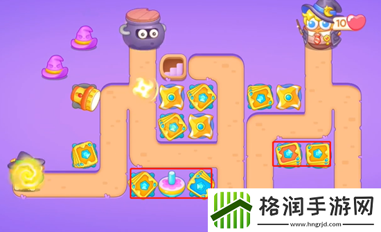 保卫萝卜4阿波与魔法宝藏第32关通关攻略