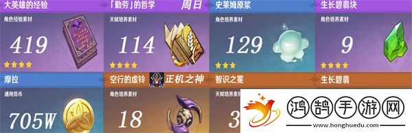 原神瑶瑶养成材料全攻略