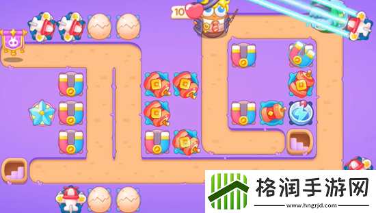 保卫萝卜4阿波与魔法宝藏第43关通关攻略