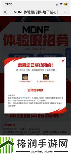 dnf手游体验服资格申请入口