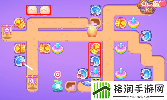 保卫萝卜4阿波与魔法宝藏第34关通关攻略