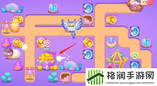 保卫萝卜4阿波与魔法宝藏第34关通关攻略