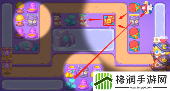 保卫萝卜4阿波与魔法宝藏第45关通关攻略