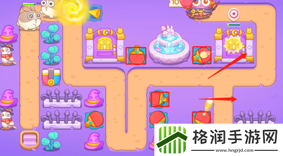 保卫萝卜4阿波与魔法宝藏第42关通关攻略