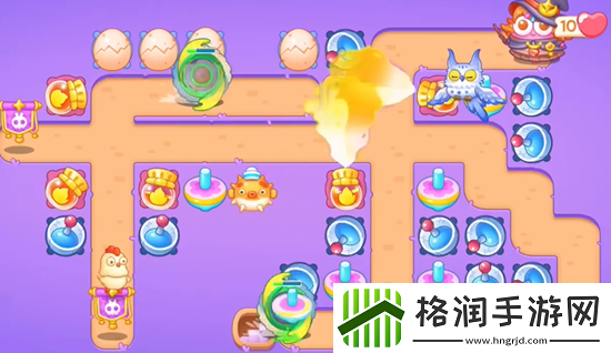 保卫萝卜4阿波与魔法宝藏第34关通关攻略