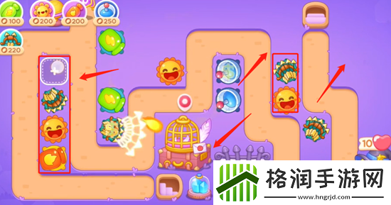 保卫萝卜4阿波与魔法宝藏第31关通关攻略