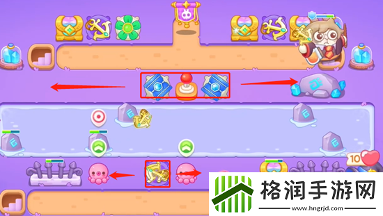 保卫萝卜4阿波与魔法宝藏第41关通关攻略