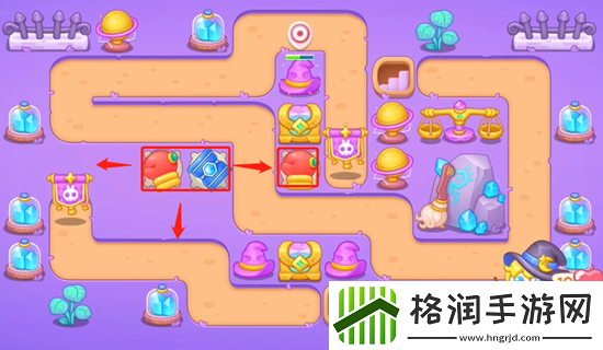 保卫萝卜4阿波与魔法宝藏第33关通关攻略