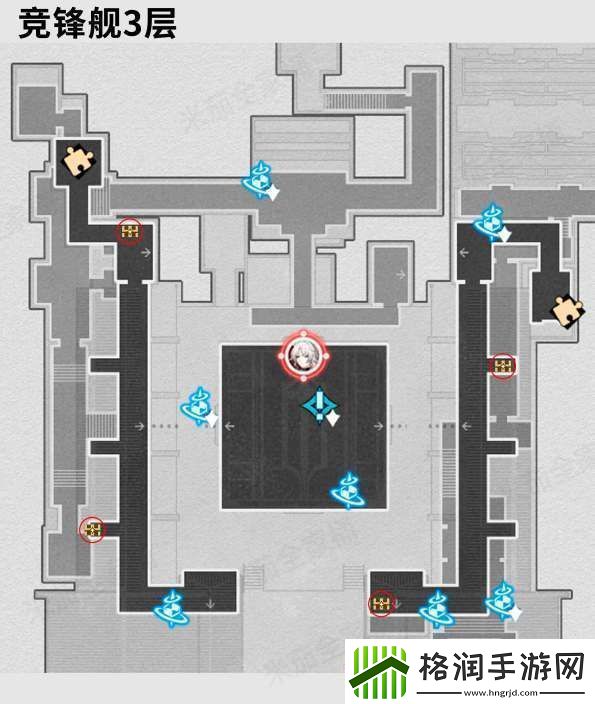 崩坏星穹铁道2.5新地图竞峰舰所有宝箱位置