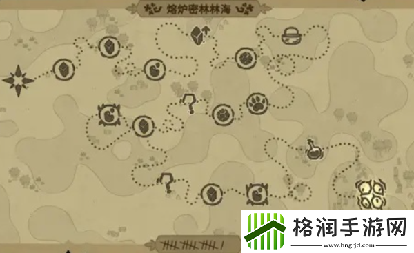 熔炉密林地图上的圈是什么意思