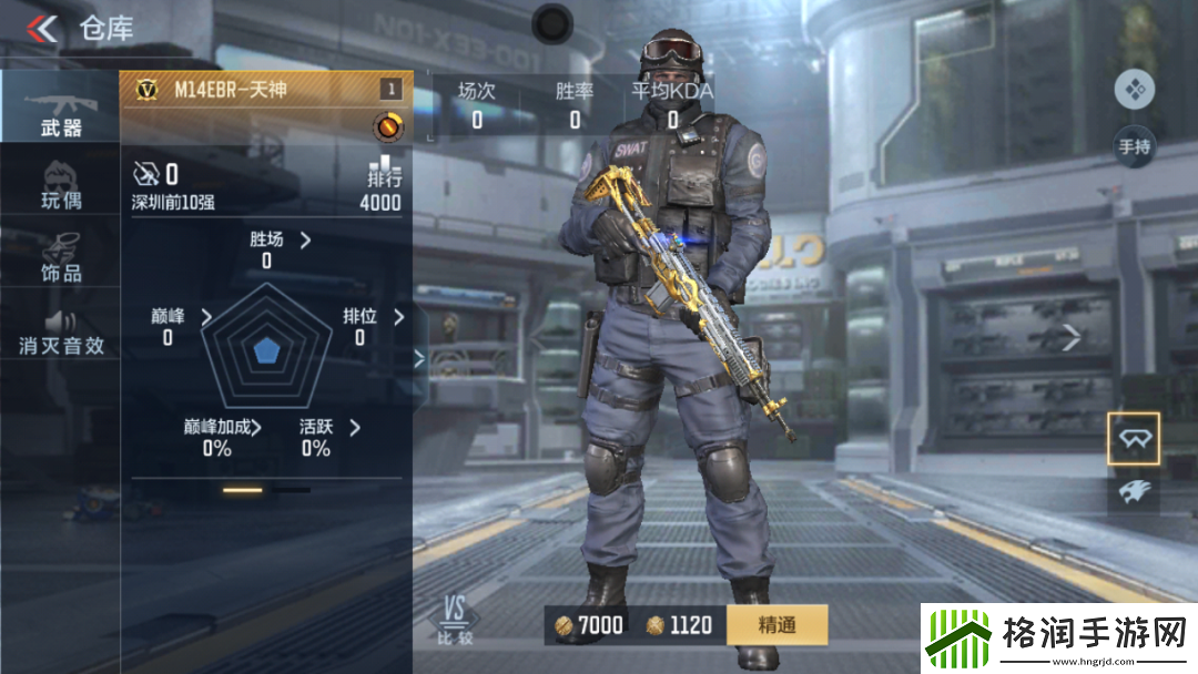 cf手游m14ebr天神怎么样