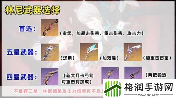 原神林尼武器选择指南