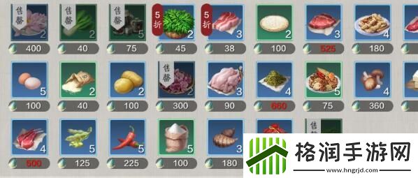 天涯明月刀厨师商店买什么东西好