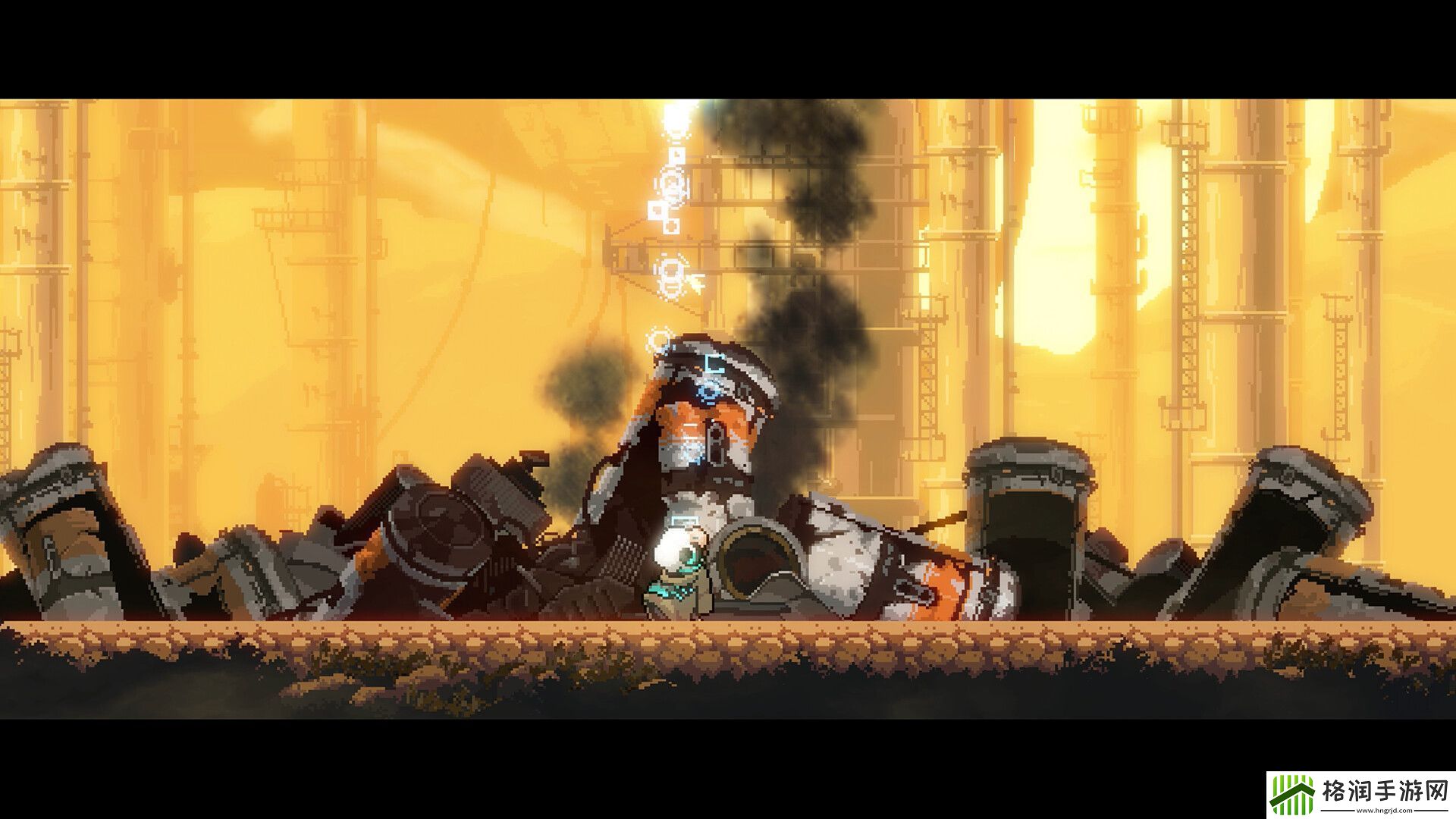 赛博朋克像素风肉鸽动作游戏独自屹立现已推出试玩Demo