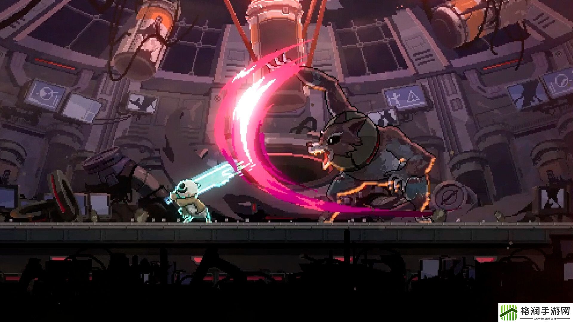赛博朋克像素风肉鸽动作游戏独自屹立现已推出试玩Demo