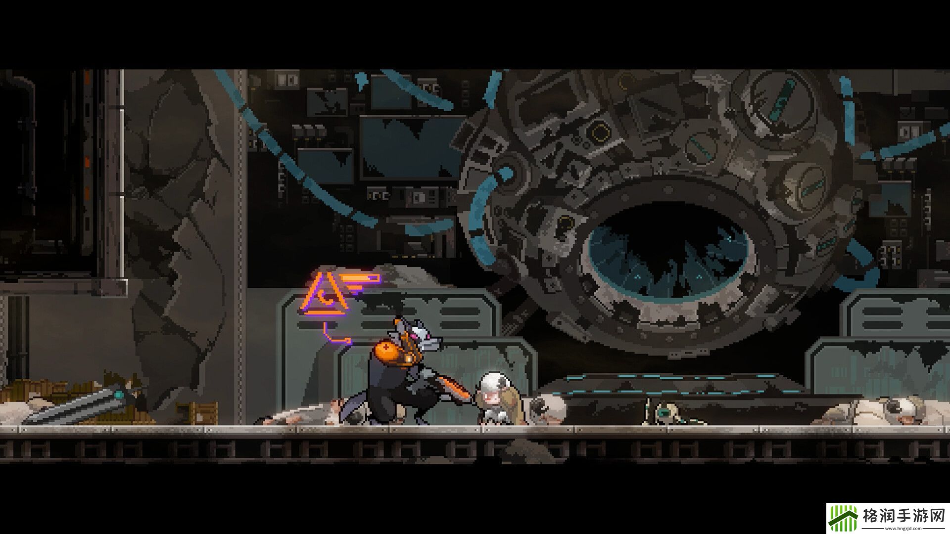 赛博朋克像素风肉鸽动作游戏独自屹立现已推出试玩Demo