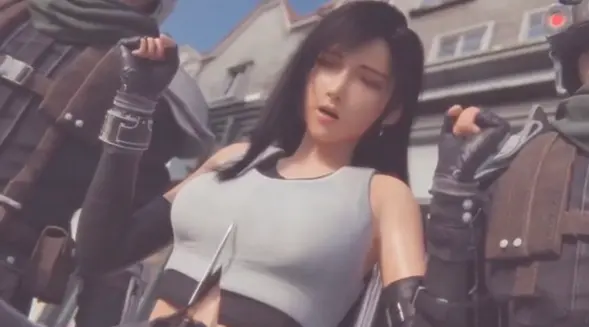 lvl3toaste蒂法切上衣的整个过程原版最终幻想7蒂法衣服被剪在哪里找