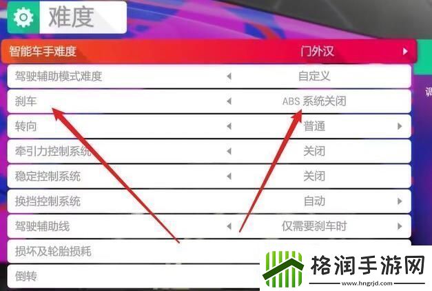 地平线4abs开还是关