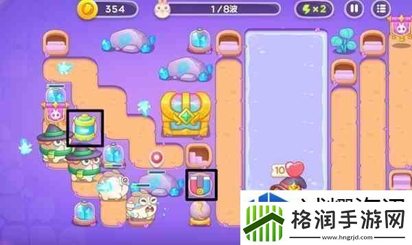 保卫萝卜4阿波与魔法宝藏第99关通关教学