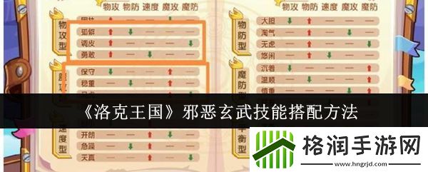 洛克王国邪恶玄武技能怎样选择