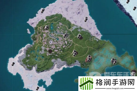 幻兽帕鲁樱花岛全翠叶鼠雕像位置在哪里