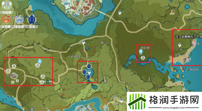 原神小动物分布位置大全