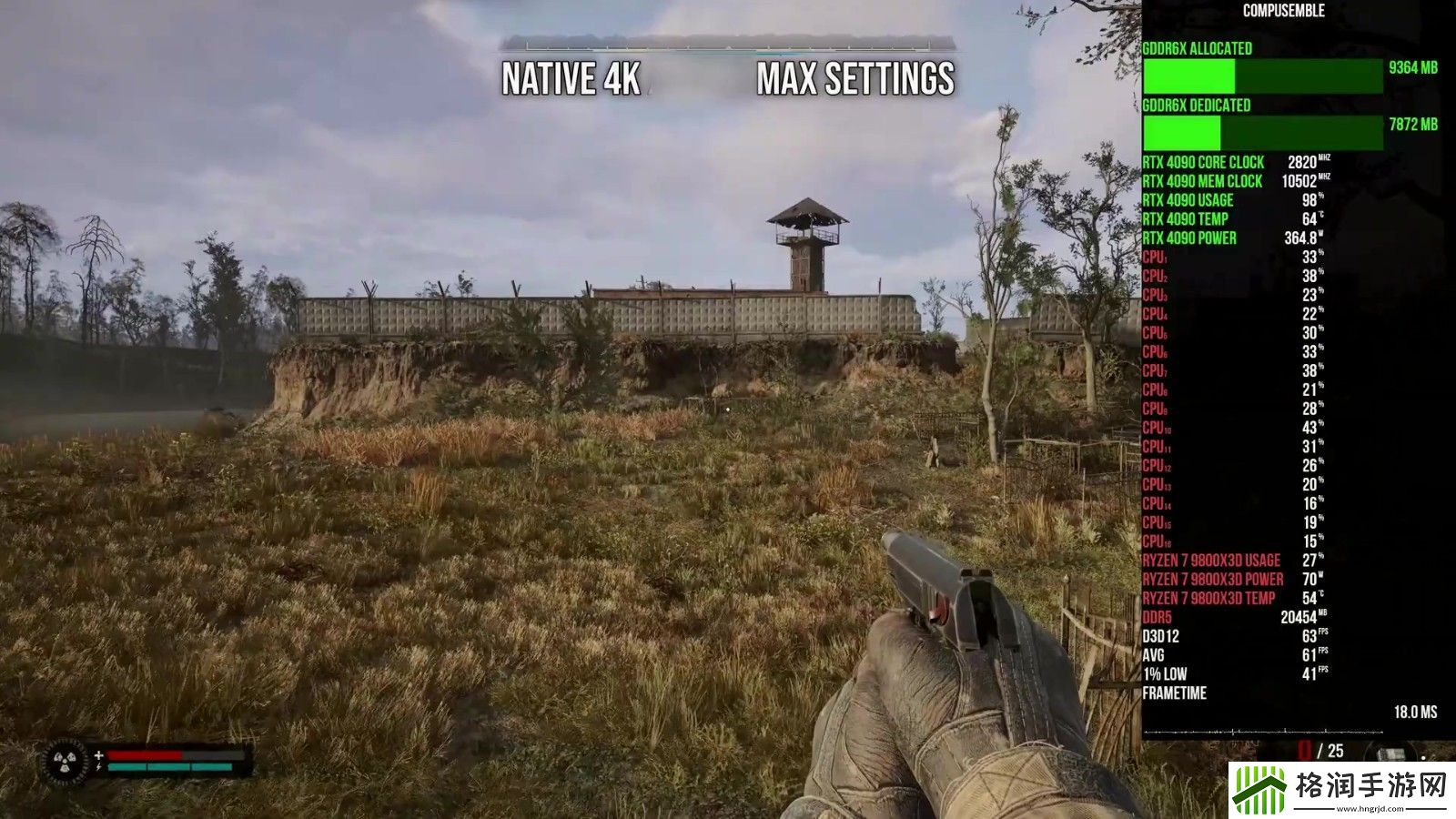 潜行者2基准测试视频