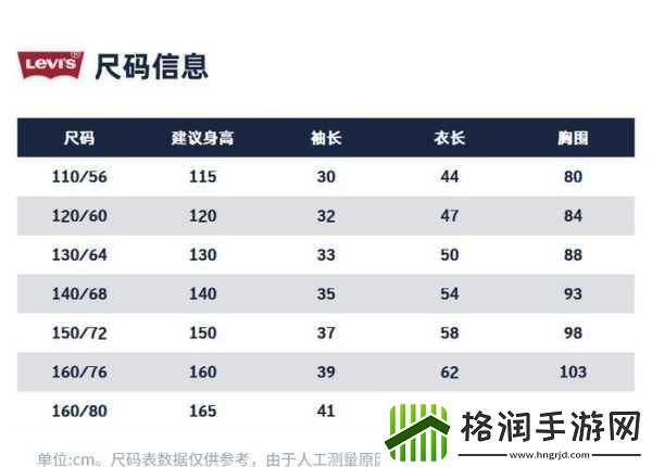 亚洲尺码欧洲尺码的适用场景