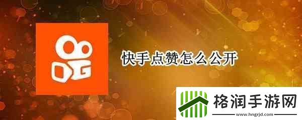 快手点赞如何公开