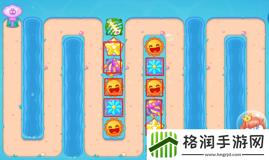 保卫萝卜4海的闺女第110关通关攻略