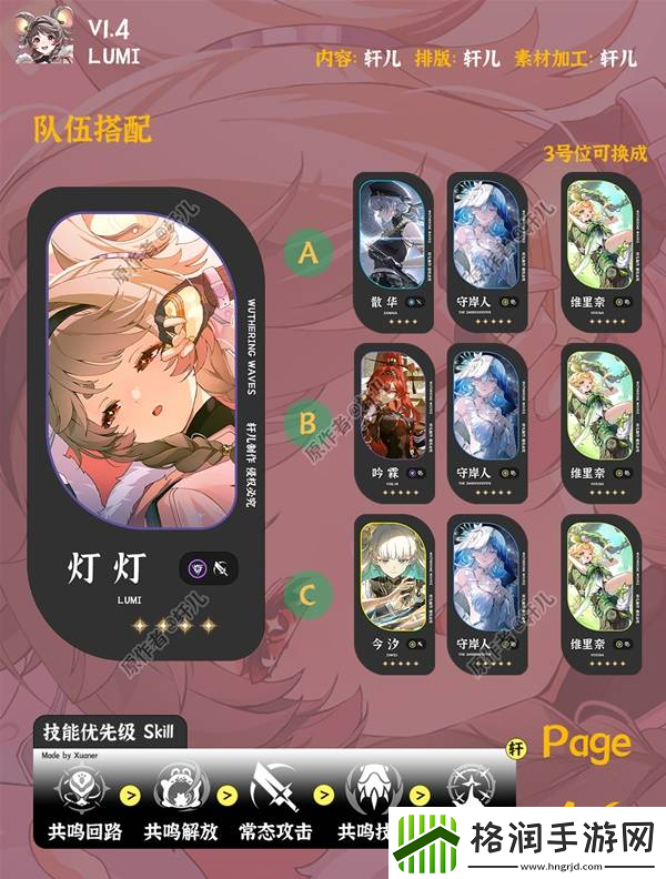 鸣潮灯灯全面培养攻略灯灯武器声骸配队阵容推荐