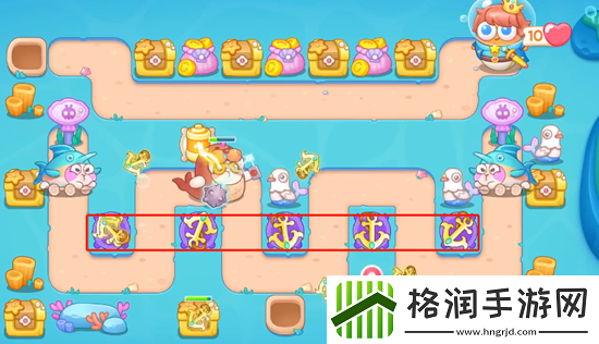 保卫萝卜4海的闺女第113关通关攻略