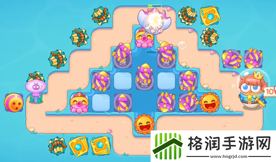 保卫萝卜4海的闺女第109关通关攻略