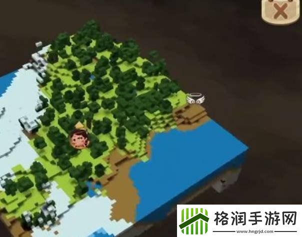 迷你世界游戏中冰原位置在哪里