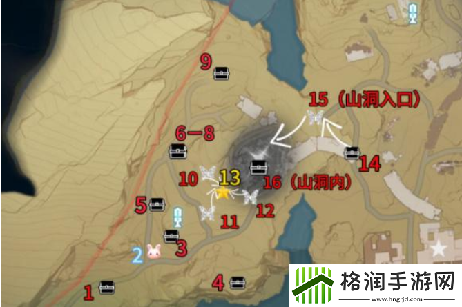 鸣潮荒石高地位置大全