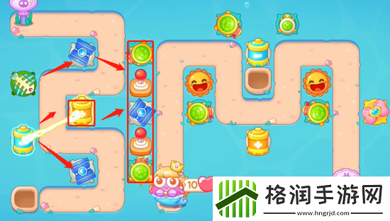 保卫萝卜4海的闺女第99关通关攻略