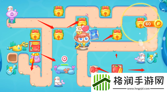 保卫萝卜4海的闺女第94关通关攻略