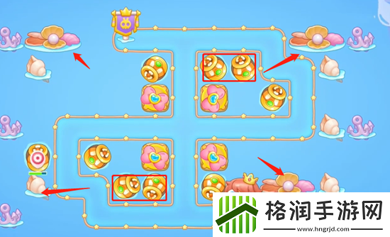 保卫萝卜4海的闺女第96关通关攻略