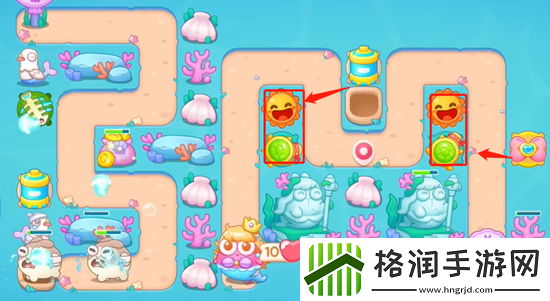 保卫萝卜4海的闺女第99关通关攻略