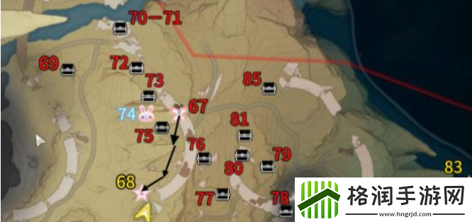 鸣潮荒石高地位置大全