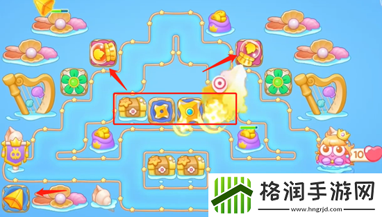 保卫萝卜4海的闺女第97关通关攻略