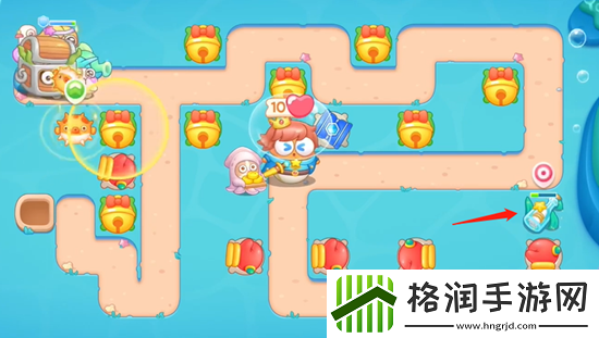 保卫萝卜4海的闺女第94关通关攻略