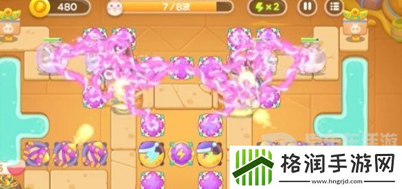 保卫萝卜4法老归来第5关怎么过