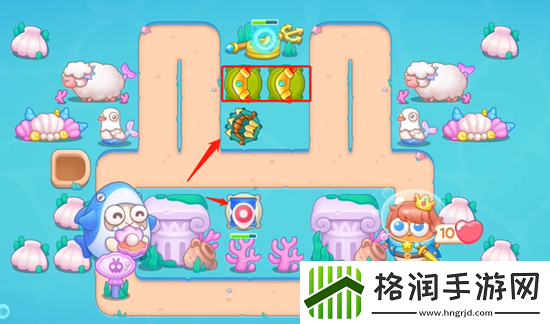 保卫萝卜4海的闺女第66关通关攻略