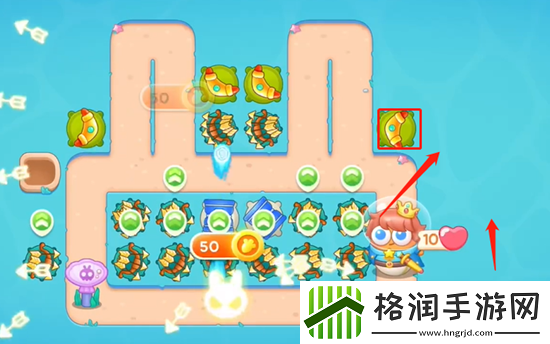 保卫萝卜4海的闺女第66关通关攻略